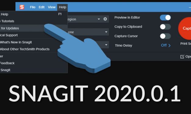 Snagit 2020.0.1 Minor Update
